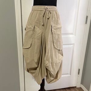 Double Pocket Baggy Skirt